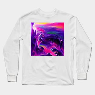 Neon Sea Long Sleeve T-Shirt